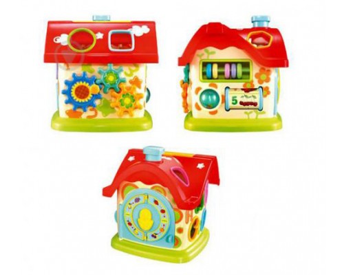 Игрушка для малыша Чудо Домик Логика, сортер, счеты, часы (0001)