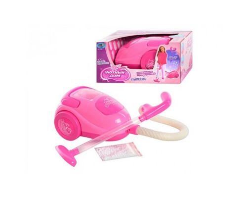 Детский игрушечный Пылесос 2008B звук, свет, пенопластовые шарики 22 см