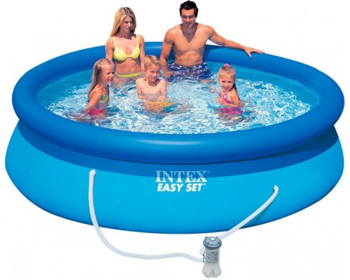 Надувний басейн Intex Розмір 305-76 см З фільтр насосом (28122)