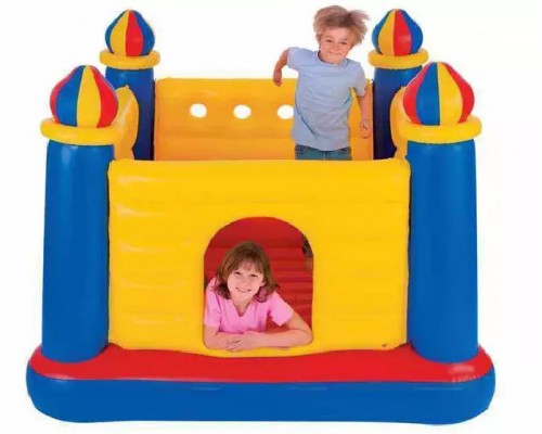 Дитячий Надувний батут 48259 Intex ігровий центр Замок 175х175 см