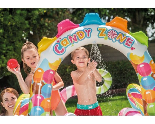 Дитячий надувний ігровий центр 57149 Intex Карамель 295 x 191 х 130 см Інтекс