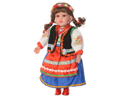 Кукла музыкальная Україночка мягконабивная 47 см (1191)