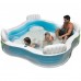 Надувний басейн 56475 Intex Сімейний 229-229-46 см з сидіннями
