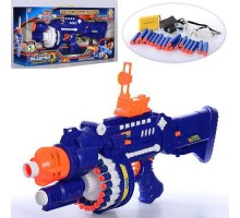 Детский Автомат SB250 Бластер 61 см, Аккумулятор, мягкие пули присоски 70 шт, очки