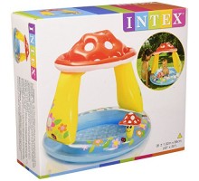 Детский Надувной бассейн 57114 Intex Грибок  Надувное дно 102 - 89 см