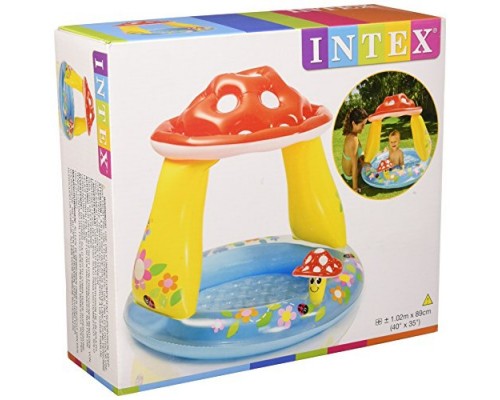 Детский Надувной бассейн 57114 Intex Грибок Надувное дно 102 - 89 см