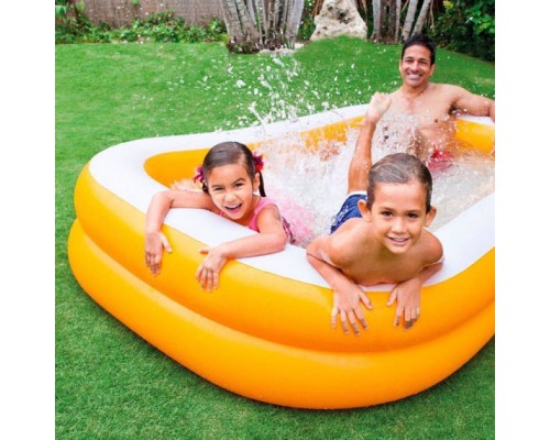 Детский Надувной бассейн 57181 Intex Мандарин, 229 х 147 х 46 см, Интекс
