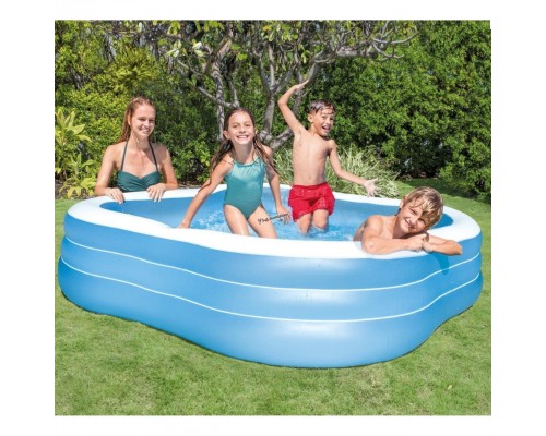 Надувний басейн 57495 INTEX 229-229-56 см Акварена Інтекс