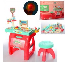 Ігровий Набір лікаря Лікарський кабінет Світло, звук, 22 предмети (660-62-63)