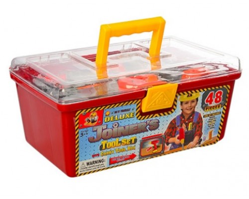 Іграшковий набір інструментів 2056 Каска, дриль, 48 деталей