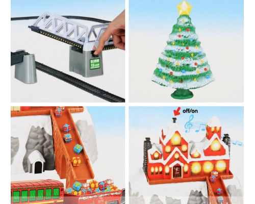 Дитяча залізниця Новорічний Різдвяний Експрес 732 см (21816)