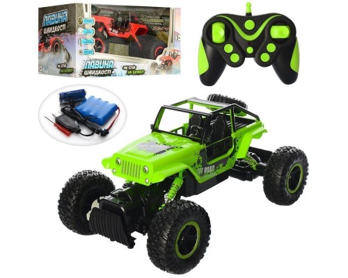 Джип на Радиоуправлении 30 см надувные колеса, амортизаторы. Звук, свет (0136)