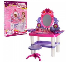 Дитяче ігрове Трюмо зі стільчиком 0395 Салон краси Аксесуари, фен, Звук, світло