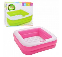 Детский надувной бассейн 57100 Intex Надувное дно Размер 85-85 см.