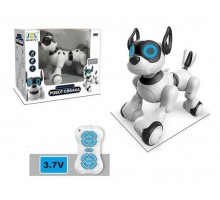 Інтерактивна Собака на радіокеруванні 20173-1 Розмір 28 см Ходить, звук, світло, USВ зарядний