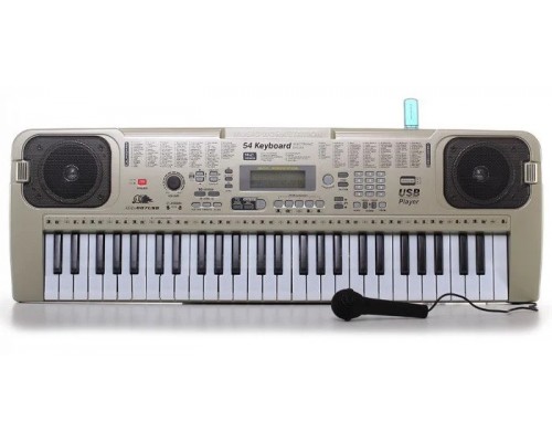 Дитяче Піаніно Синтезатор MQ-807 USB 54 клавіші LCD Display, MP3, Мікрофон
