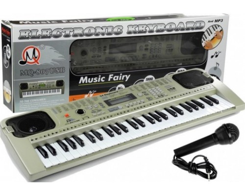 Дитяче Піаніно Синтезатор MQ-807 USB 54 клавіші LCD Display, MP3, Мікрофон