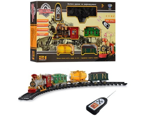 Детская Железная дорога на Радиоуправлении. Музыка, свет, дым 21 деталь 0622/40353