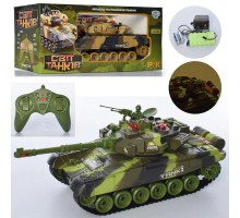 Танк на Радиоуправлении 43 см Подвижный корпус, Аккумулятор, звук, светМ 5524 (9995)