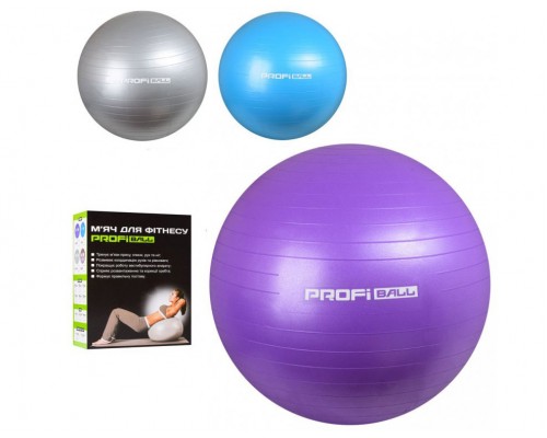 Фитбол Мяч для фитнеса 65 см Усиленный 3 цвета (0276)