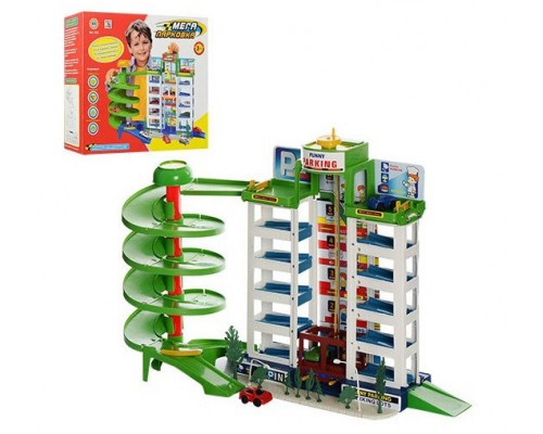 Парковка гараж 922 Крутой паркинг 6 этажей 4 машинки