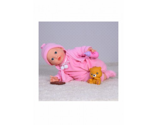 Сенсорний Пупс Малятко Янголятко. Міміка реагує на печиво, вбрання, іграшку. 36см (3885-6)