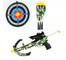 Детский Арбалет M 0488 со стрелами на присосках, Лазерный Прицел