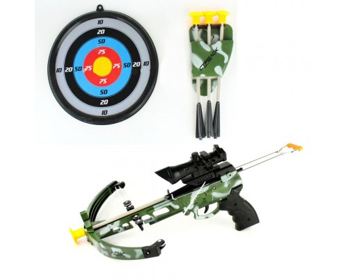 Детский Арбалет M 0488 со стрелами на присосках, Лазерный Прицел
