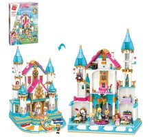 Конструктор Qman 32015 Замок принцеси, меблі, фігурки, 1169 деталей