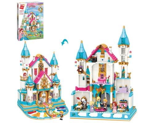 Конструктор Qman 32015 Замок принцеси, меблі, фігурки, 1169 деталей