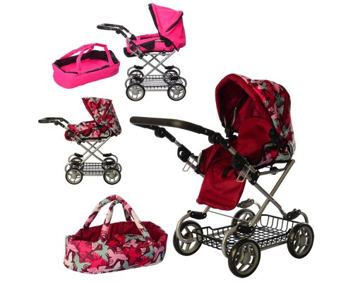 Лялькова коляска 9346 W Melogo з люлькою перенесенням Демісезон Зима - Літо
