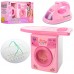 Ігровий Набір побутової техніки пральна машинка, праска, прасувальна дошка, звук, світло, 0923 (2028)