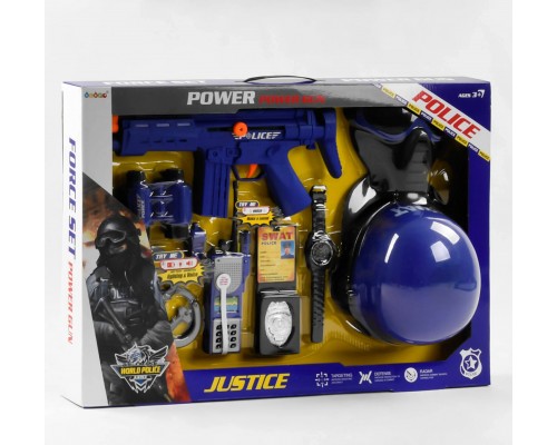 Игровой набор полиции. Автомат, рация, каска, маска (34330)