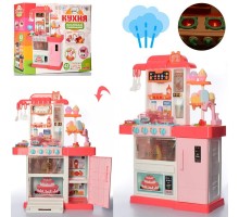 Іграшкова кухня з водою та Парою, Продукти змінюють колір, 43 предмети WD-P35