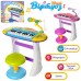 Дитячий Синтезатор BB383BD Піаніно зі стільчиком, мікрофон, світло, 2 види