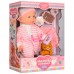 Пупс Малятко Янголятко Мимика, Сенсорный, 36 см, реагирует на печенье, наряд, игрушку (3885-1)