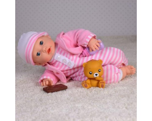 Пупс Малятко Янголятко Мимика, Сенсорный, 36 см, реагирует на печенье, наряд, игрушку (3885-1)