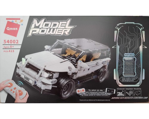 Конструктор машина на радиоуправлении 415 деталей Qman 54002
