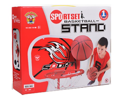 Детский баскетбол на стойке M 5708 (щит, мяч, насос, сетка)