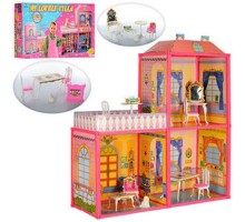 Ляльковий будиночок 6984 з меблями 2 поверхи 3 кімнати 