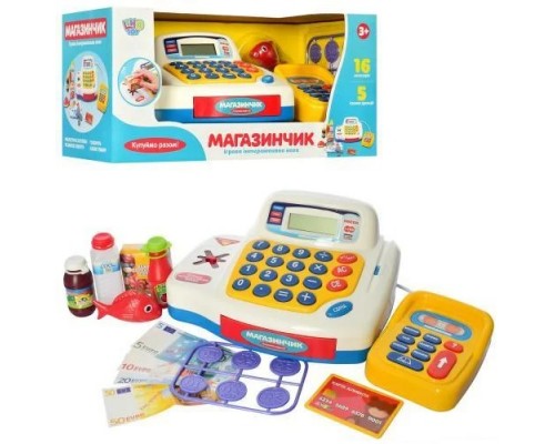 Дитяча каса. Сканер, калькулятор, звук Український (7020 UA)