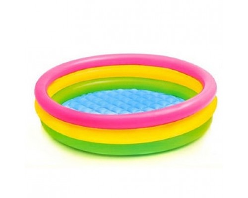 Детский надувной бассейн 57422 INTEX Радуга Интекс 147-33 см.