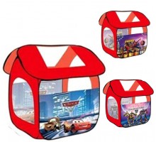 Детская Палатка 8009 SP/TF/C Человек паук, Трансформеры, Тачки, 3 вида 112-102-114 см