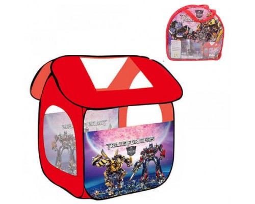 Детская Палатка 8009 SP/TF/C Человек паук, Трансформеры, Тачки, 3 вида 112-102-114 см