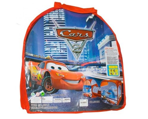 Детская Палатка с Туннелем 8015 C Машинки Тачки 270-92-92 см