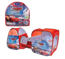 Детская Палатка с Туннелем 8015 C Машинки Тачки 270-92-92 см