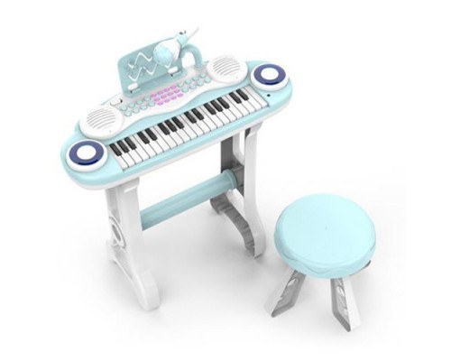 Дитяче Піаніно Синтезатор зі стільчиком і мікрофоном (860)