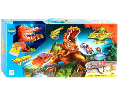 Трек з запуском 8899-92 Динозавр Рекс Злови тачку, машинки 2 шт