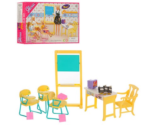 Іграшкові Меблі 9916 Gloria Школа для ляльок типу барбі.