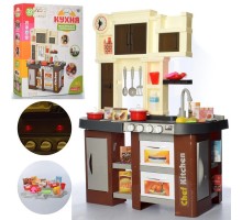 Детская Игровая Кухня с водой 84 см Коричневая 922-102